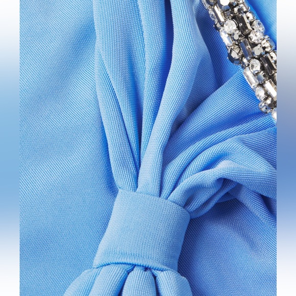 NWT Ramy Brook Hailey One Shoulder Cut out Gown - Picture 4 of 4